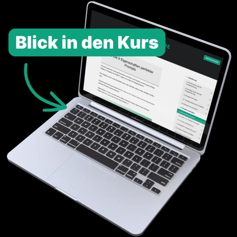 Blick in den ChatGPT-Kurs