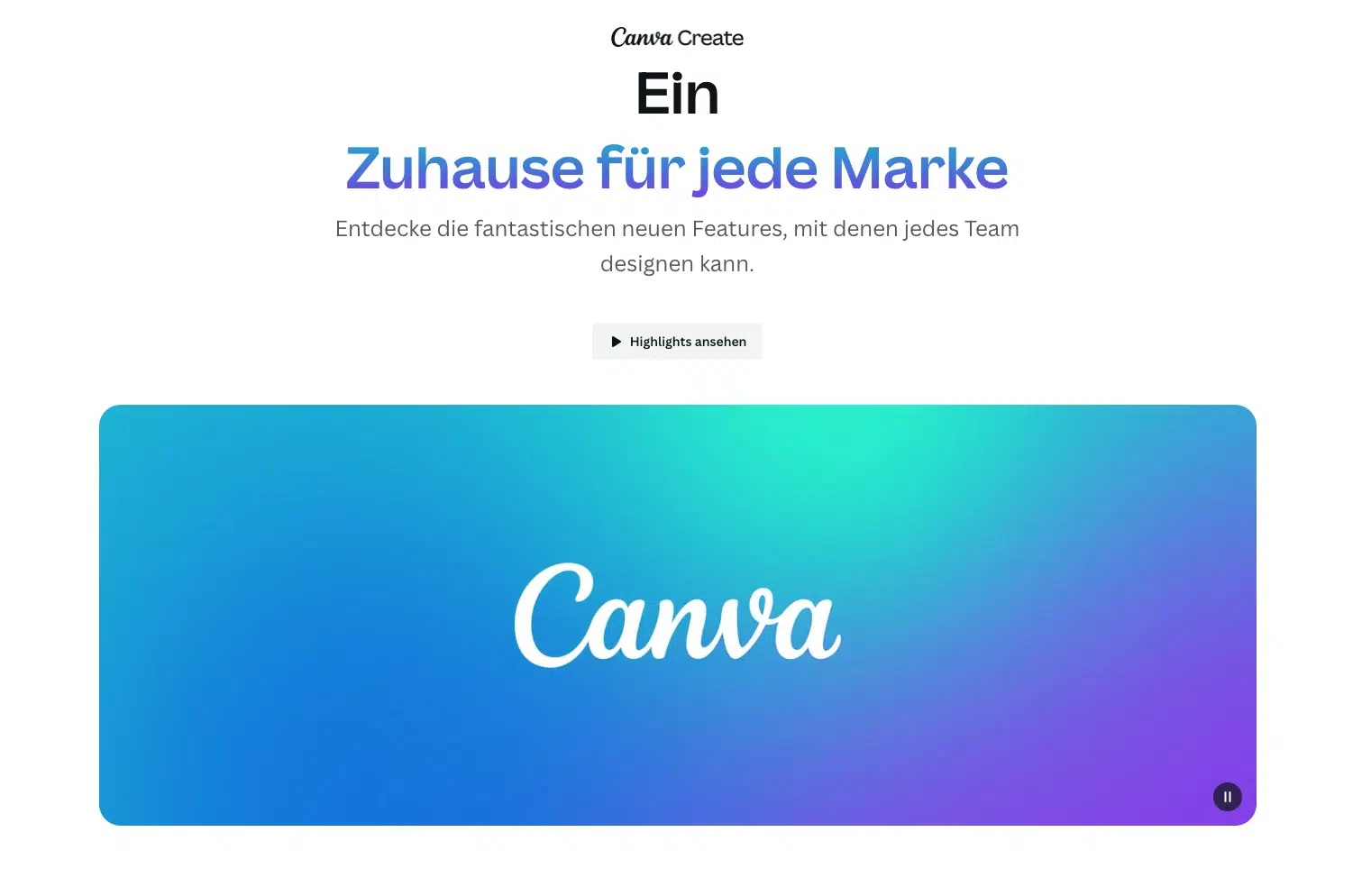 Canva Create