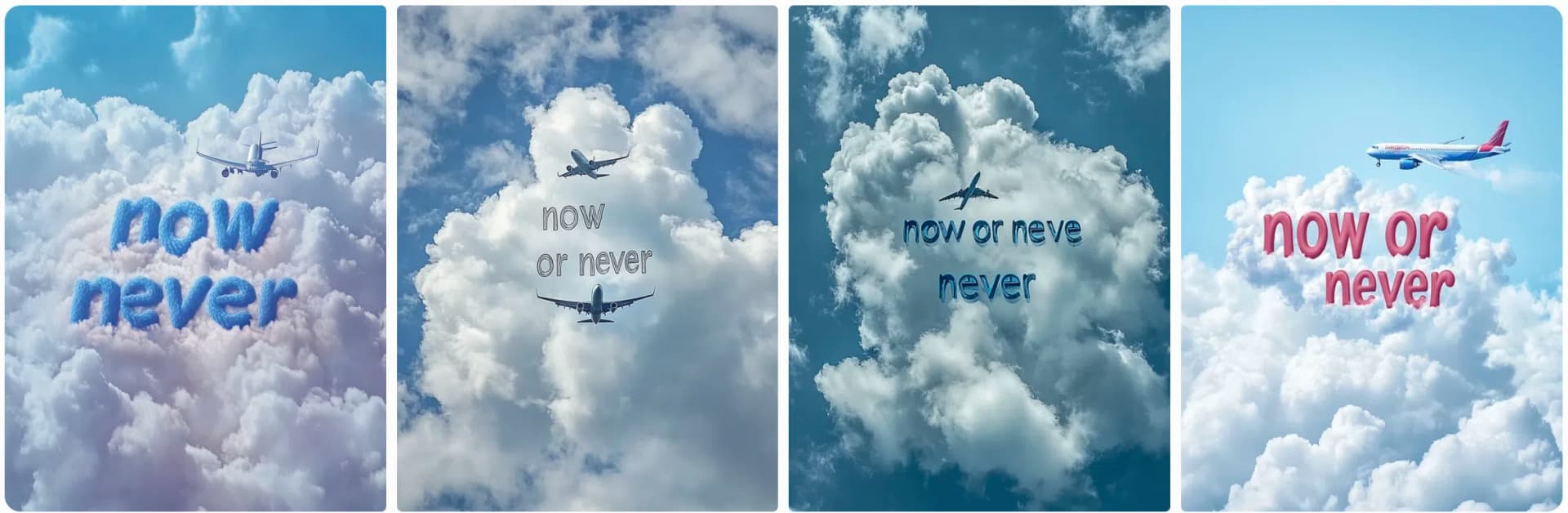 Midjourney Wolken Text