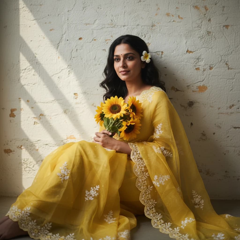 KI-Sari mit Nano Banana