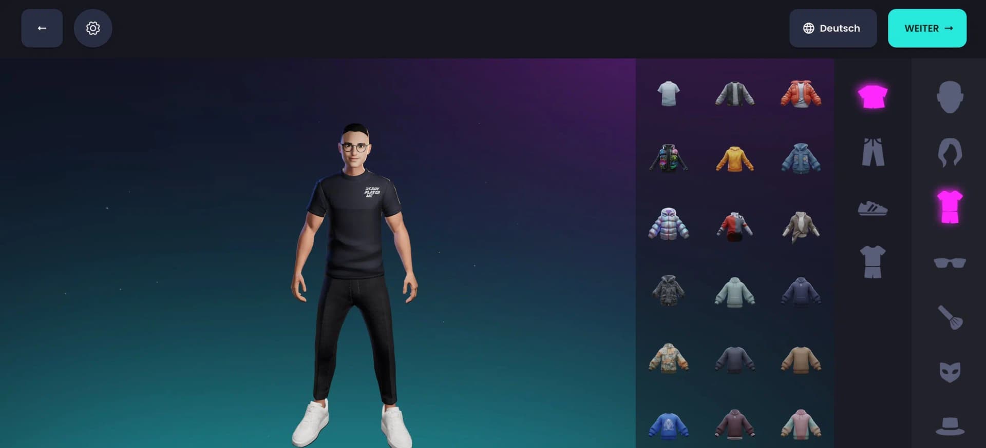 Ready Player Me avatar view