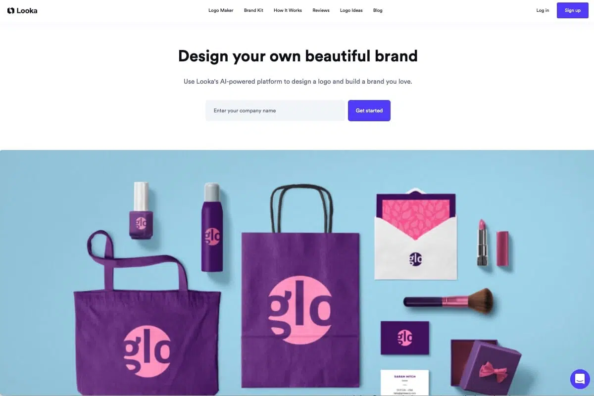 Looka logo generator