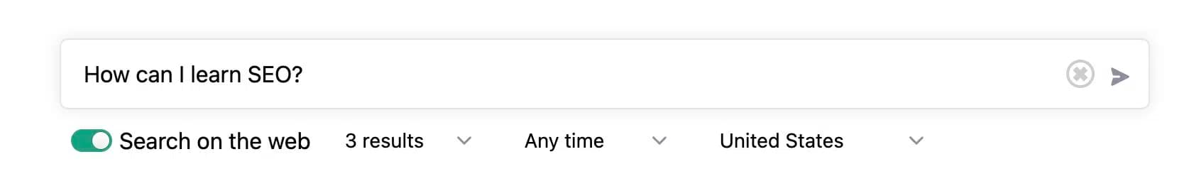 Extended input field of WebChatGPT
