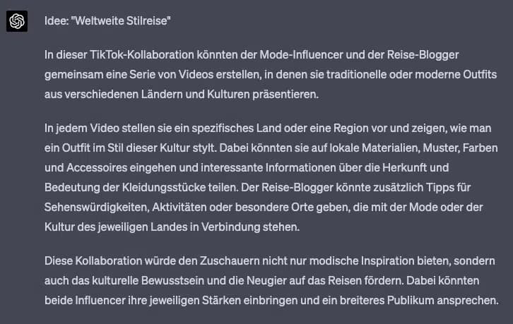 ChatGPT TikTok collaboration