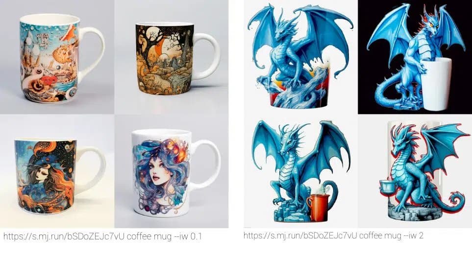 Image weight parameter example 1