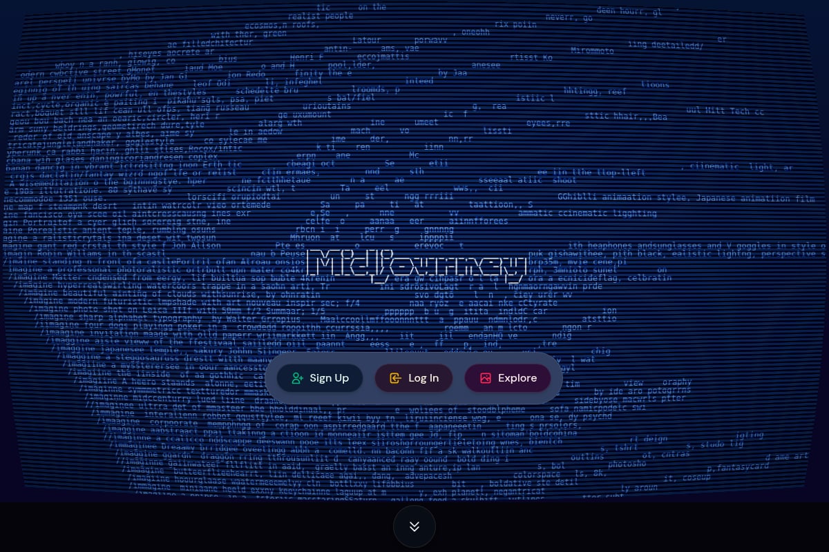 Screenshot von Midjourney