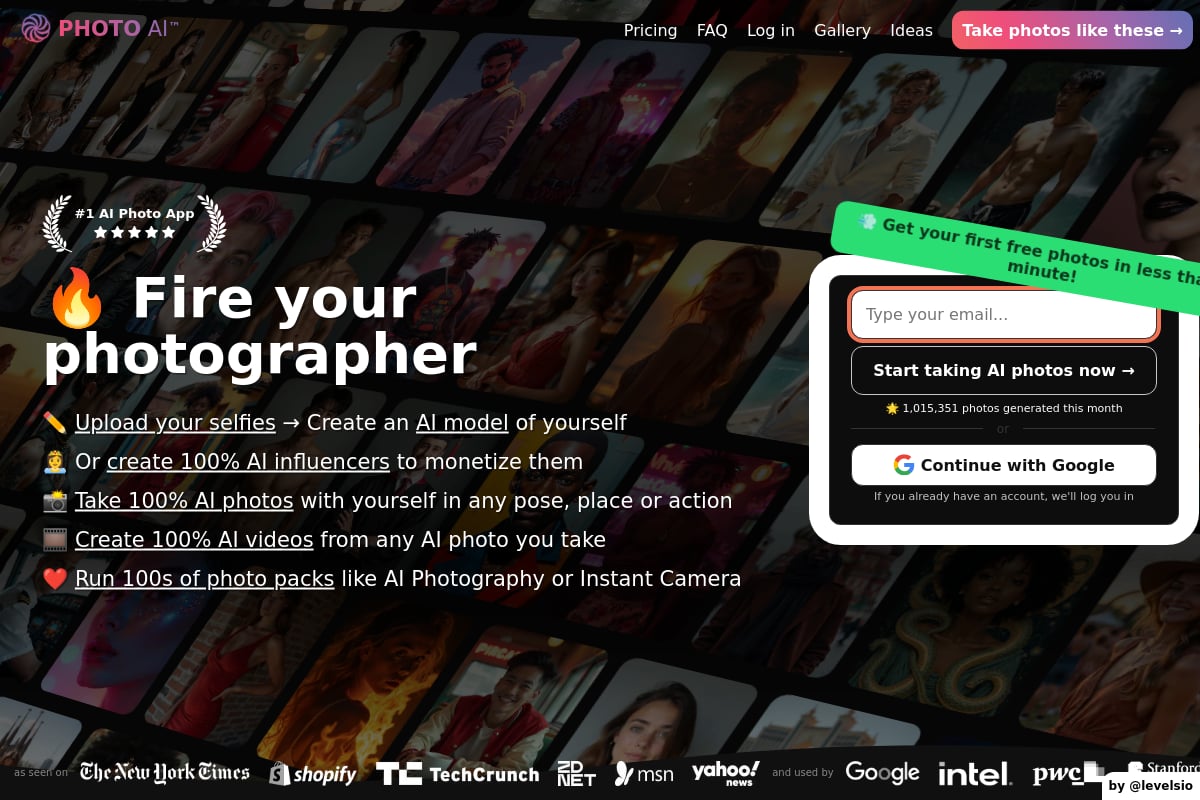 Screenshot von Photo AI