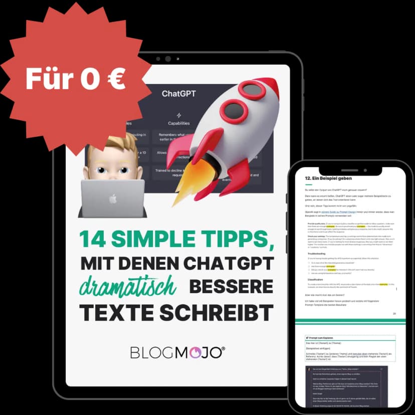 14 ChatGPT Tipps E-Book