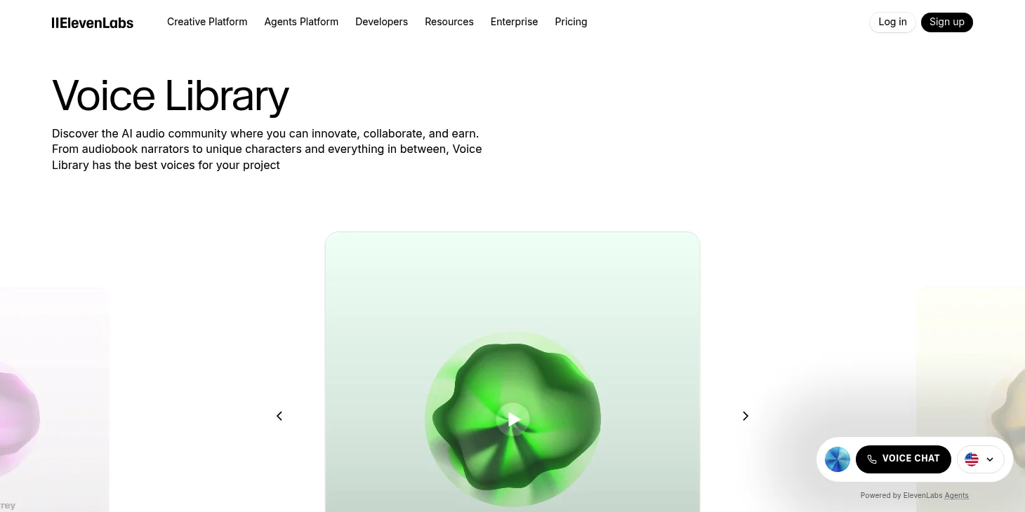 ElevenLabs Voice Selection