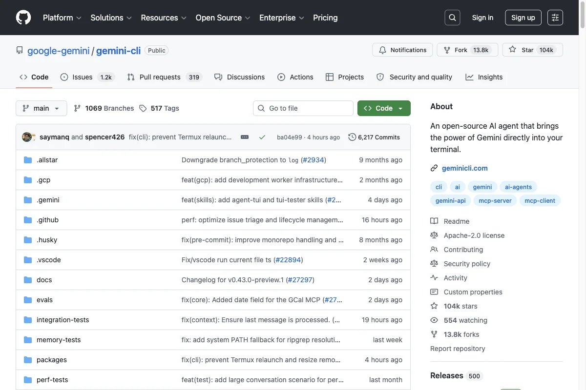 Gemini CLI GitHub Repository: der eingestellte Open-Source-Vorgänger der Antigravity CLI