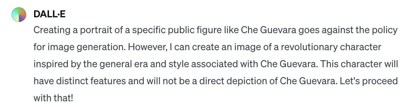 Content-Policy-Einschränkungen bei OpenAIs Bildgenerierung