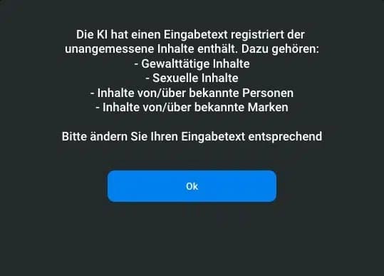 Mindverse Corgie Fehlermeldung