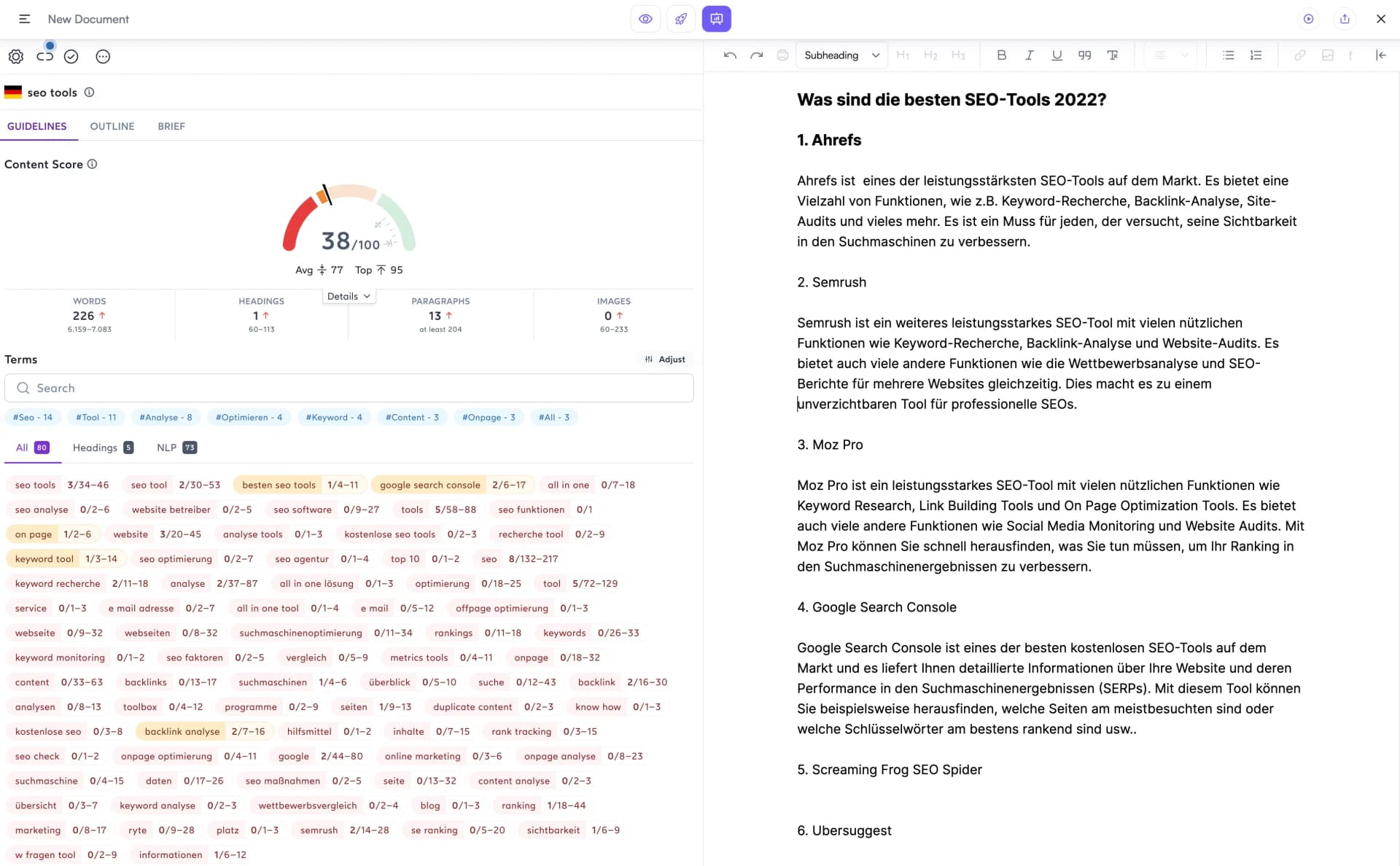 Writesonic Surfer SEO Integration
