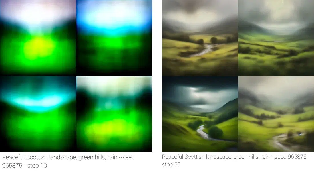 Stop parameter example