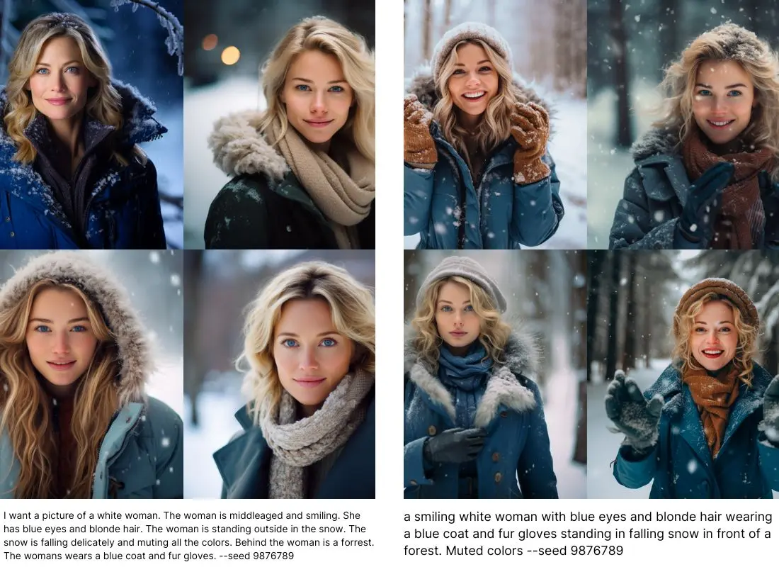 Vergleich zwischen langen und kurzen Midjourney-Prompts