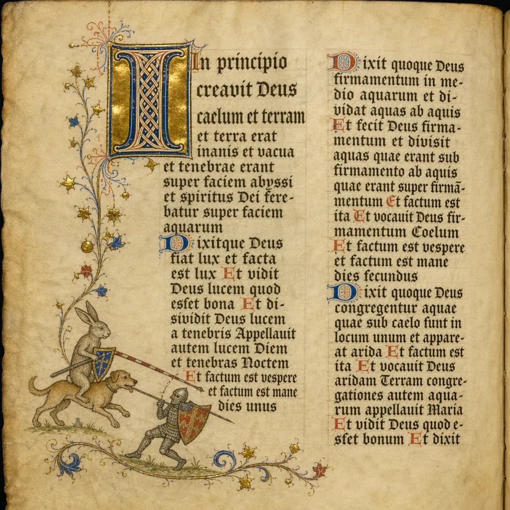 Medieval Illuminated Manuscript