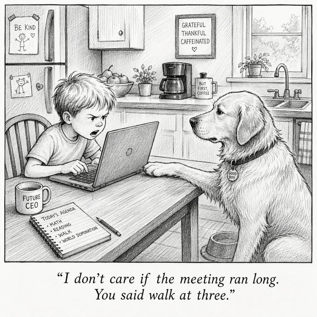 New Yorker-Style Single Panel