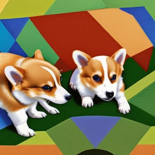 Nightcafé Corgie