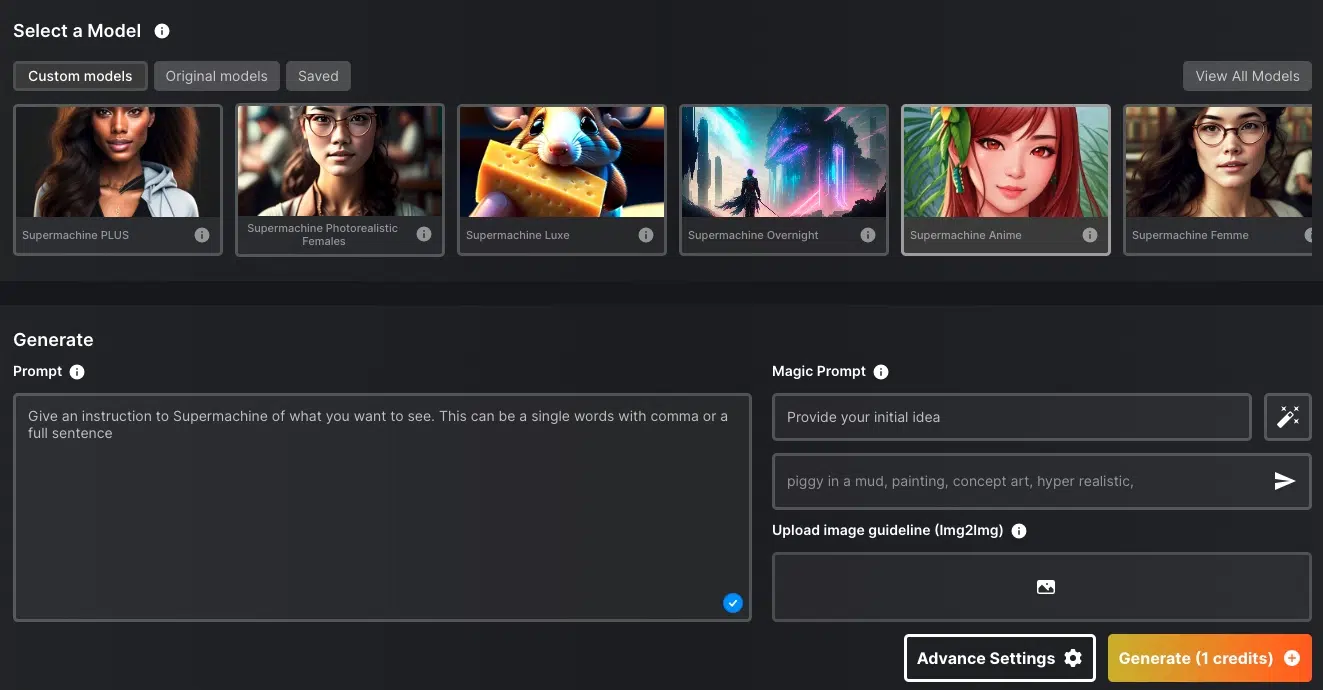 Supermachine Usability