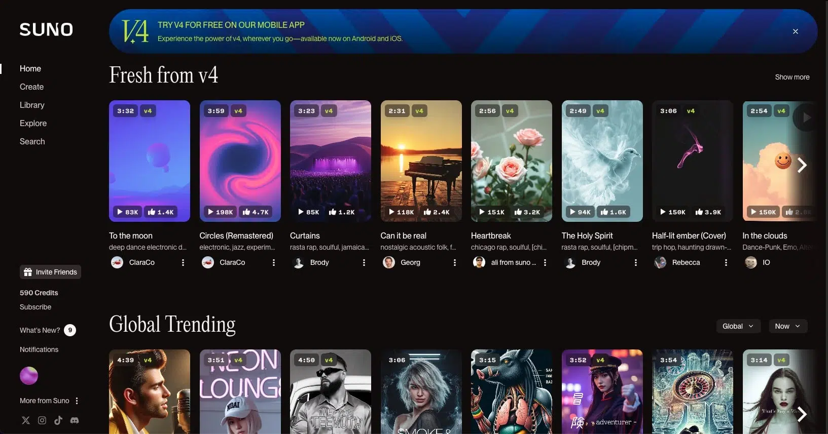 Suno AI music generator