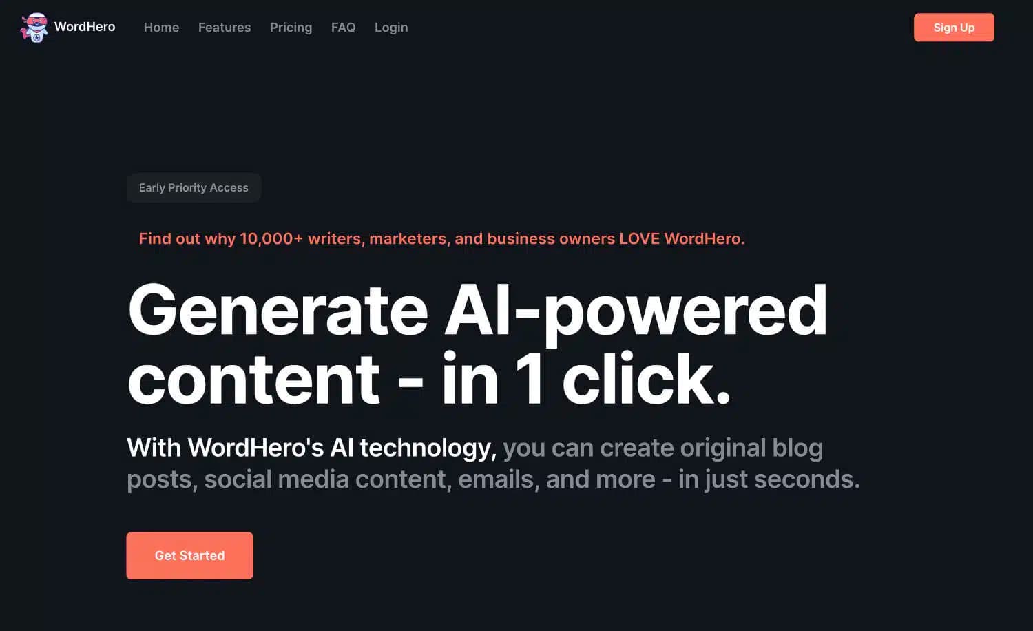 WordHero AI content writer