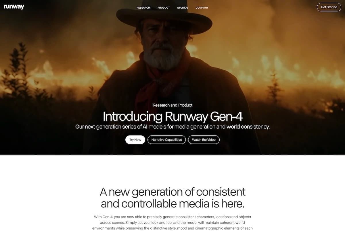 RunwayML interface