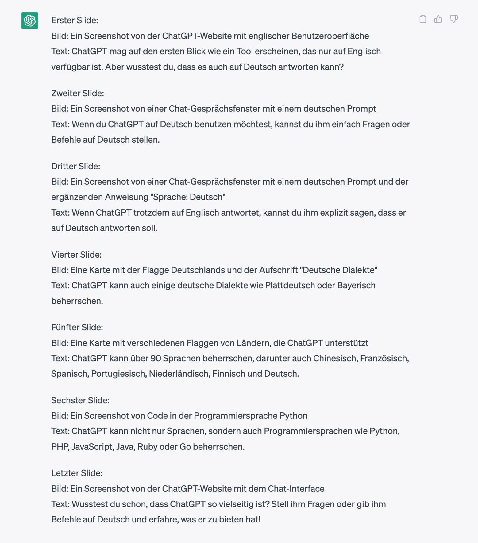 Creating Instagram carousel posts from blog articles with ChatGPT