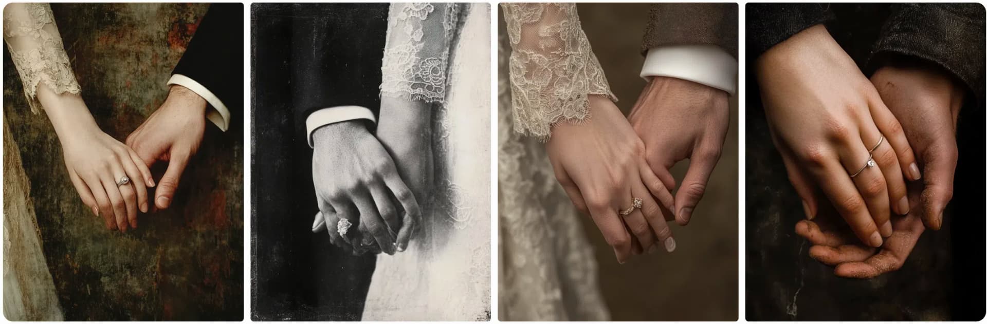 Midjourney Hands with Wedding Rings