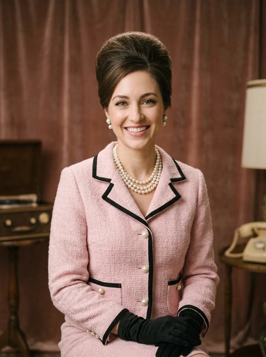 60er-Jahre-Beehive-Look