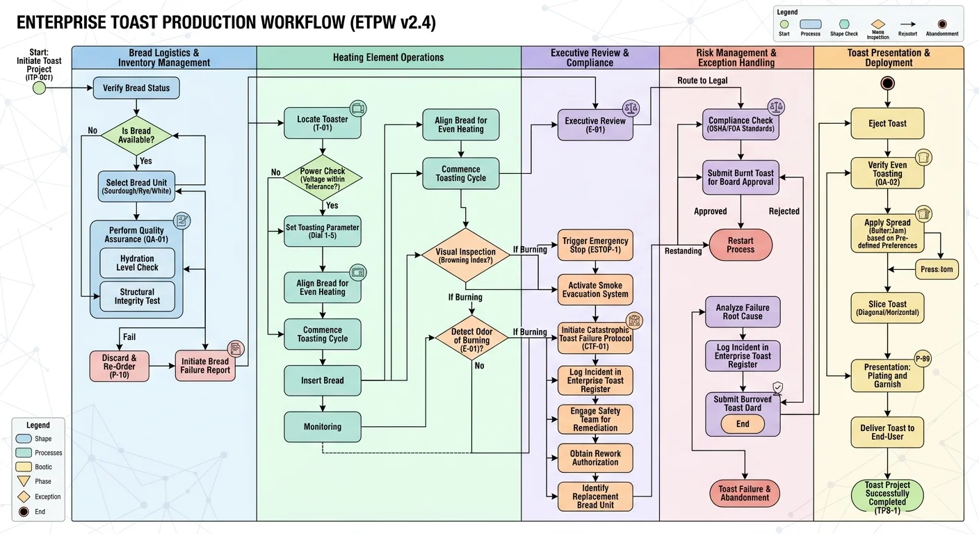 Absurdes Flussdiagramm