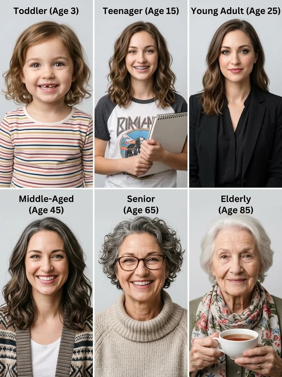 Age Progression Grid
