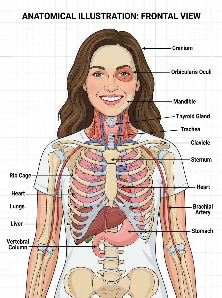 Anatomische Illustration