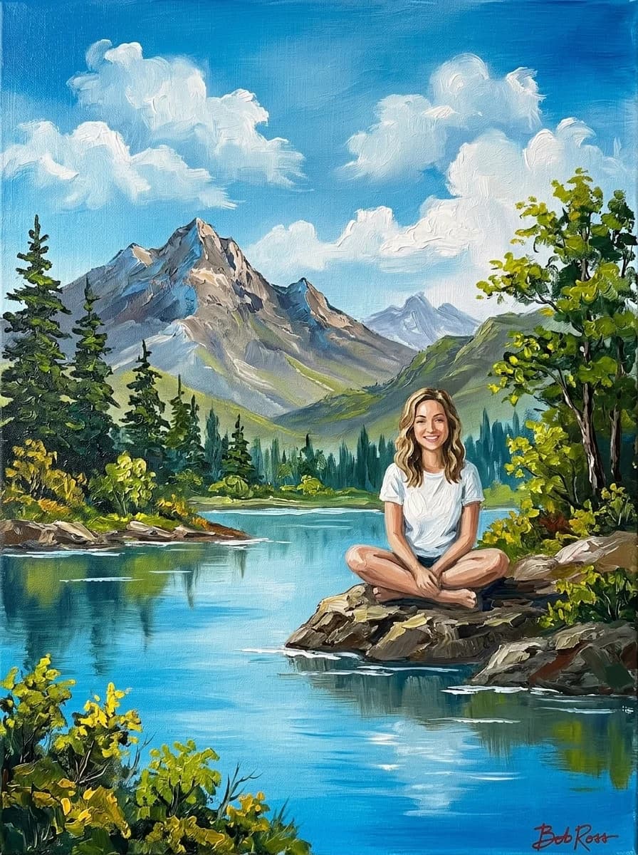 Bob Ross Painting