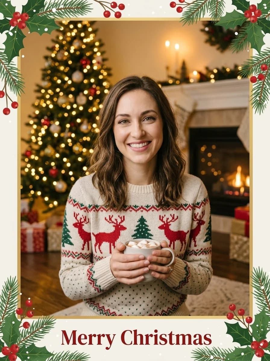 Weihnachtskarten-Foto