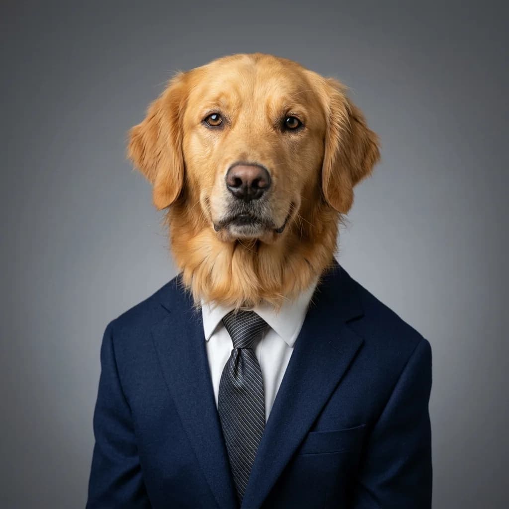 Corporate Pet Headshot