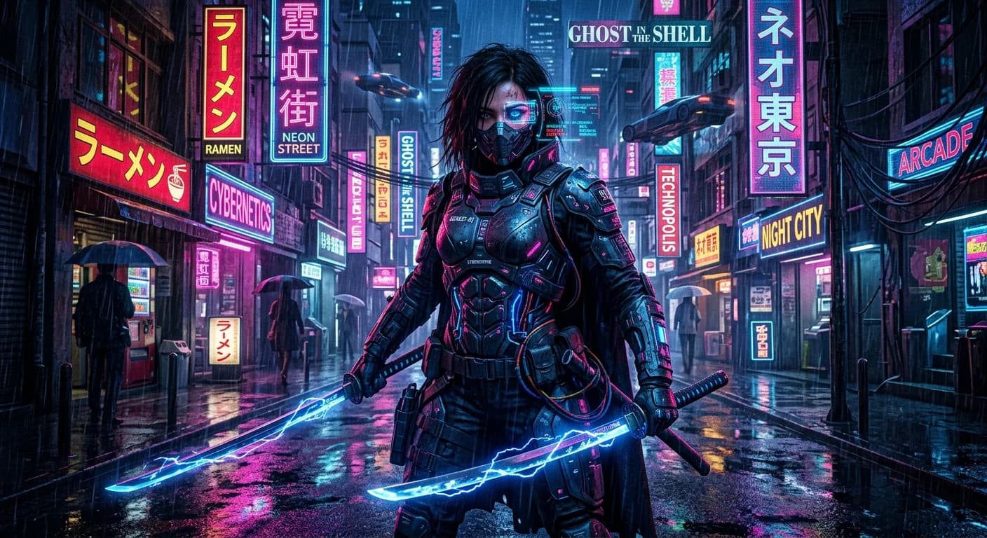 Cyberpunk Samurai