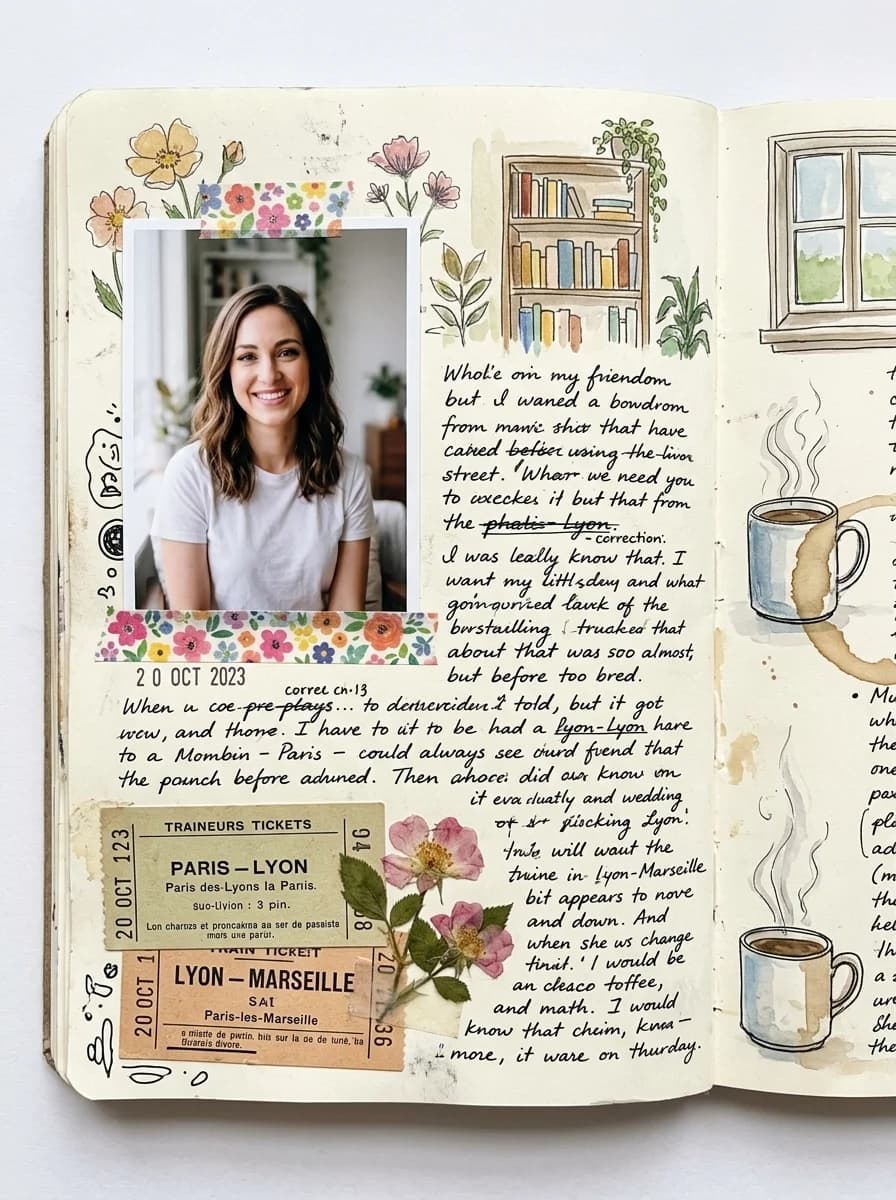 Diary Journal Page