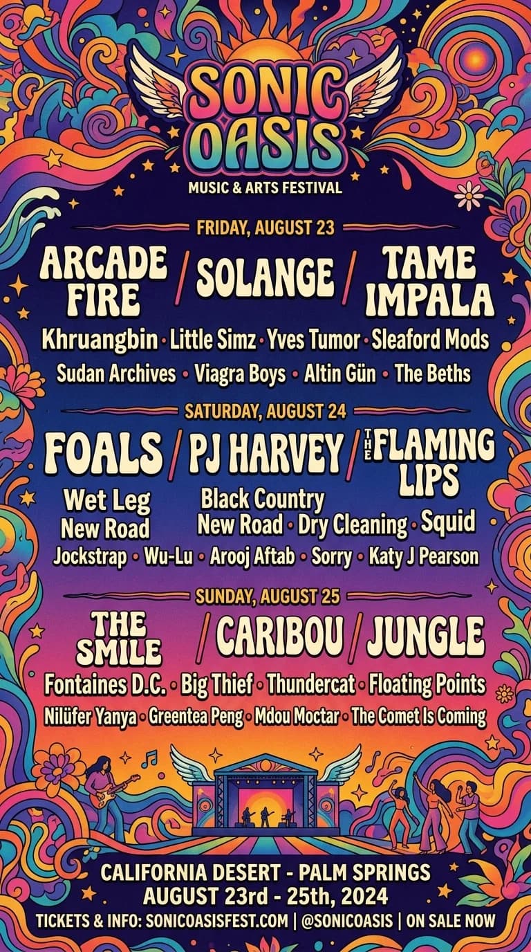 Festival Lineup Poster