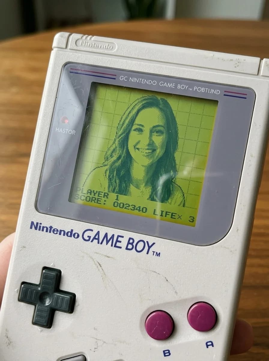 Game-Boy-Bildschirm