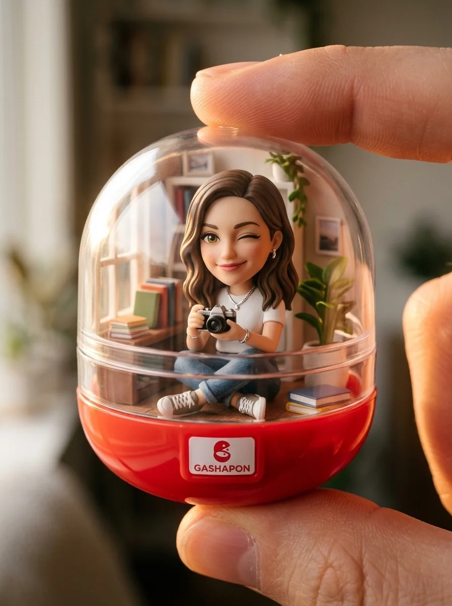 Gashapon-Kapsel-Diorama