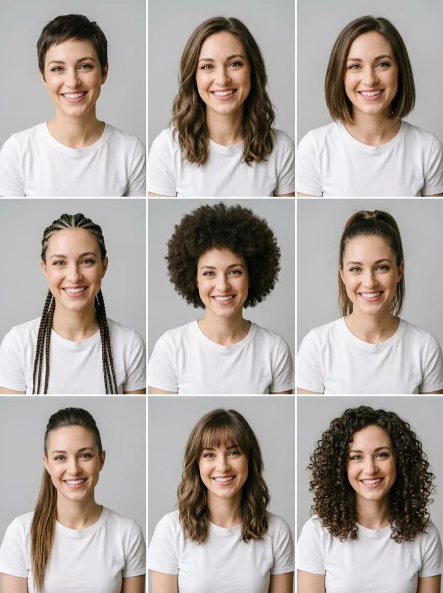 Hairstyle Grid