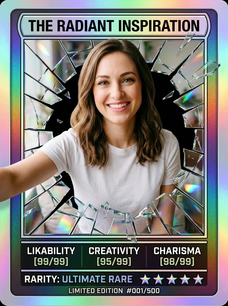 Holographic Trading Card