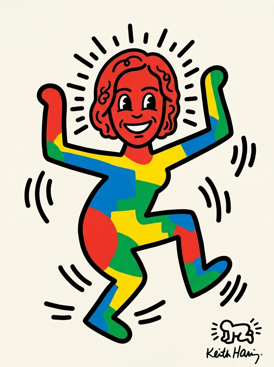 Keith-Haring-Stil