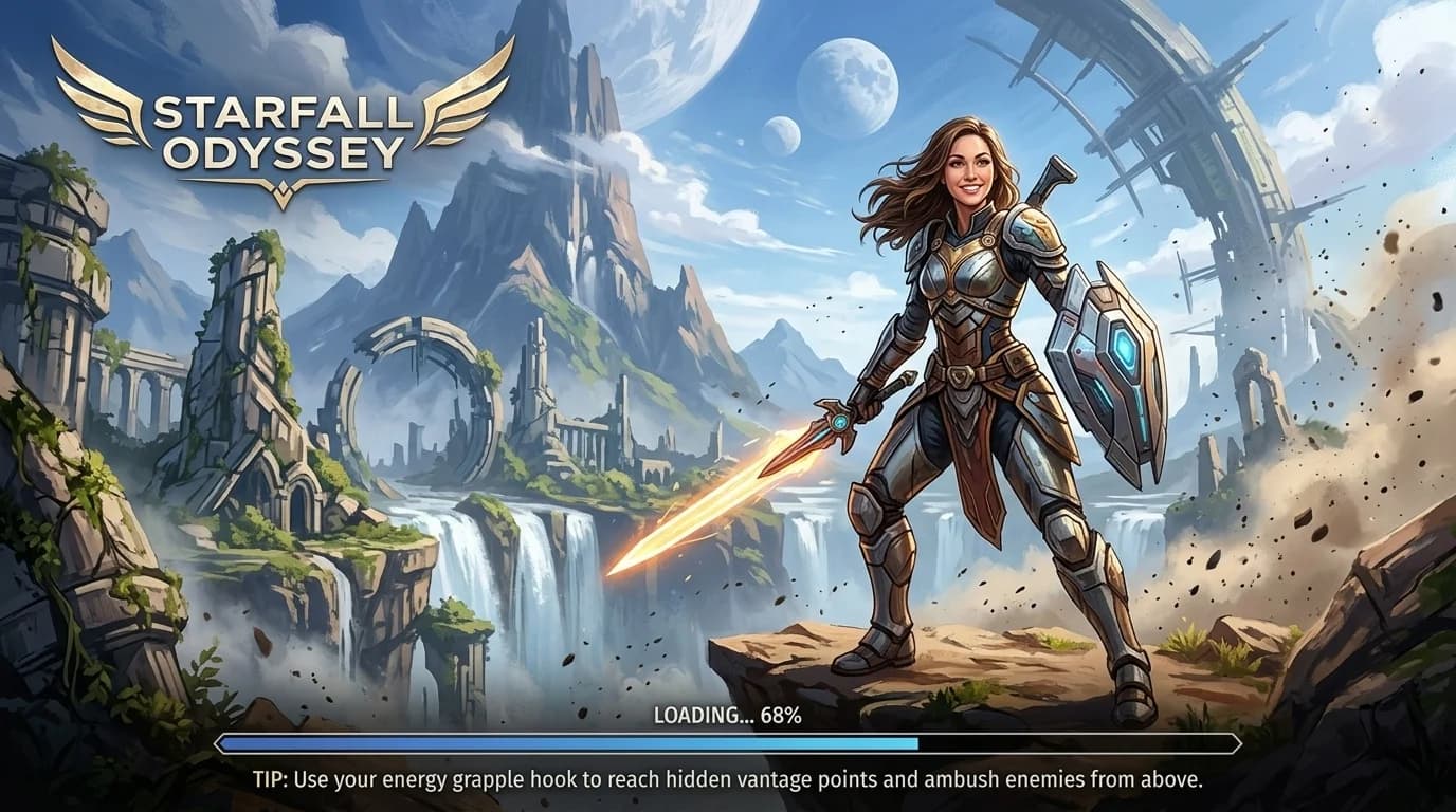 Game Loading Screen Art