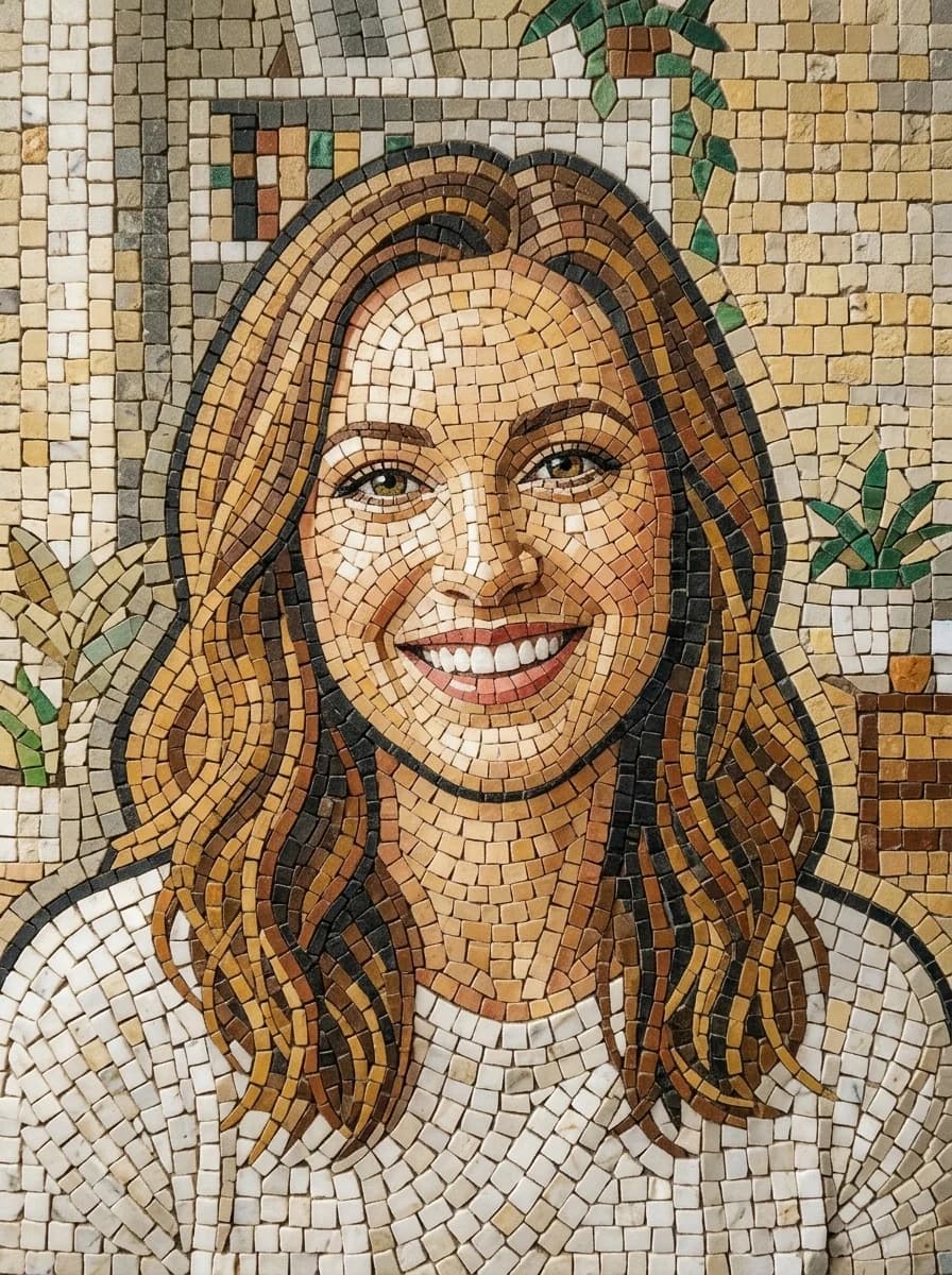 Mosaic Tile Portrait