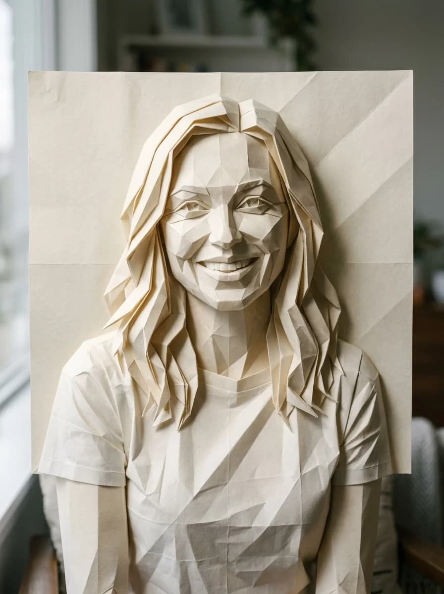 Origami Portrait