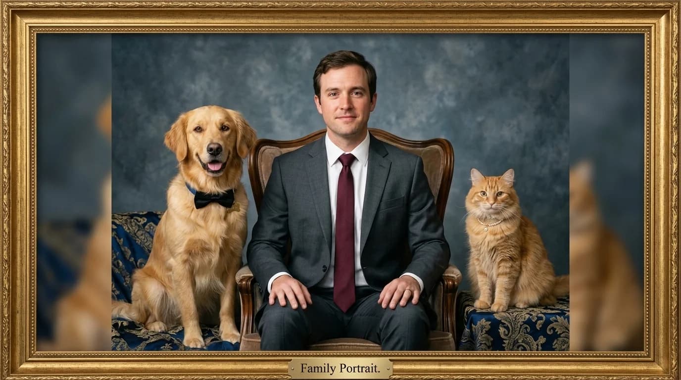 Pet Family Portrait