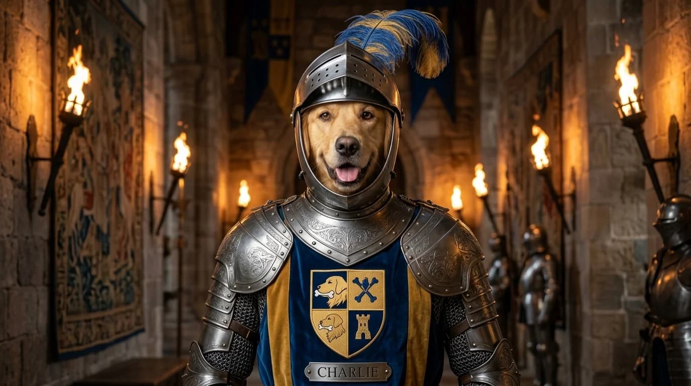Pet Knight Armor