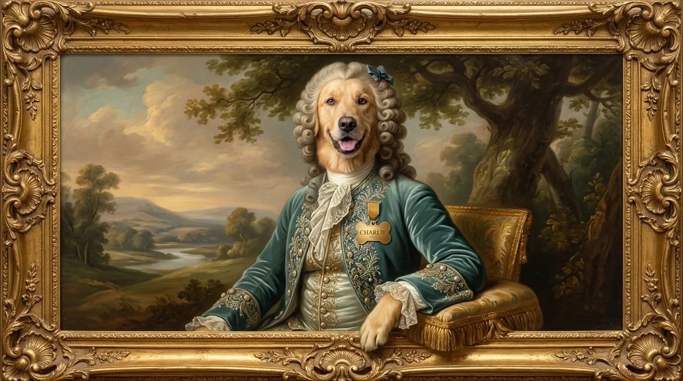Pet Oil Painting