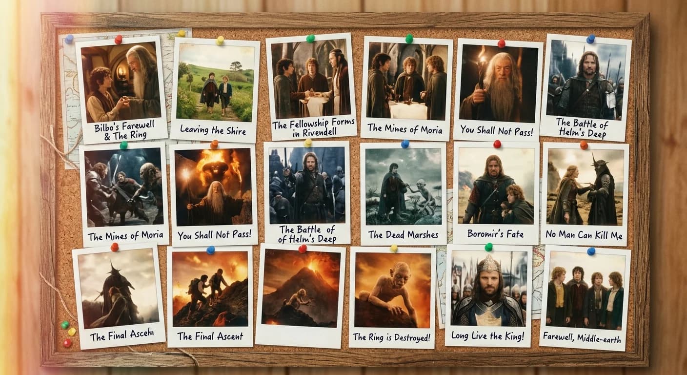 Polaroid-Bildergeschichte